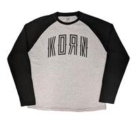Korn - Raglan T-Shirt - Unisex - Long Sleeves Raglan Sleeves - Small - B500z