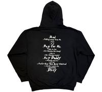 Korn Hoodie Issues Tracklist Band Logo Official Mens Black Pullover S