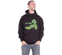 Korn Hoodie Issues Tracklist Band Logo Official Mens Black Pullover M