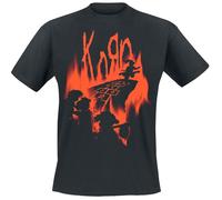 Korn Hopscotch Flame T-Shirt black L