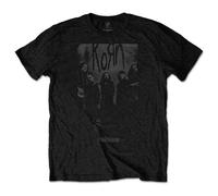 Rock Off officially licensed products Korn Knock Wall Band Logo T Shirt L Black