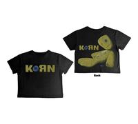 Korn Ladies Crop Top: Doll Issues (Back Print) OFFICIAL NEW