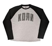 Korn Men's Freak 98 Raglan Long-Sleeved T-Shirt in Black | Size: Large Korn Black L