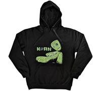 Korn Men's Issues Track List Hoodie in Black | Size: Large Korn Black L