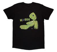 Korn Men's Issues Tracklist Back Print T-Shirt in Black | Size: Small Korn Black S