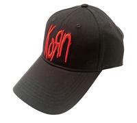 Korn Men's Logo Baseball Cap in Black Korn Black One Size