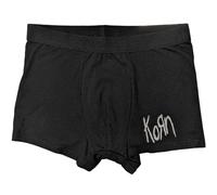 Korn Men's Logo Boxer Shorts in Black | Size: Large Korn Black L