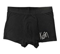 Korn Men's Logo Boxer Shorts in Black | Size: XL Korn Black XL
