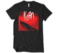 KORN Officially Licensed Shadow Mens T-Shirt (Black), Large