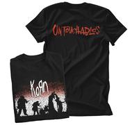 KORN Officially Licensed Untouchables Mens T-Shirt (Black), X-Large