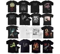 Korn T Shirt Requiem Twins Pocket Band Logo new Official Mens White