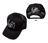 Korn 'Sonic Silver Logo' Black Trucker Cap - NEW OFFICIAL