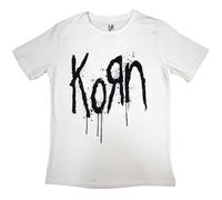 Rock Off officially licensed products Korn Still A Freak Womens Skinny Fit T Shirt S White