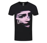 Korn T Shirt Chopped Face Band Logo Official Mens Black M