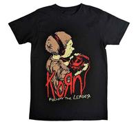 Korn T Shirt Follow The Leader Band Logo new Official Unisex Black