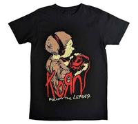 Korn T Shirt Follow The Leader Band Logo Official Unisex Black