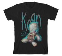 KORN T Shirt SOS Doll Band Logo Official Mens Black L