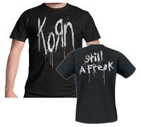 Korn T Shirt Still A Freak Band Logo Official Mens Black M