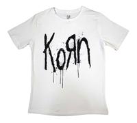 Rock Off officially licensed products Korn Still A Freak Womens Skinny Fit T Shirt L White