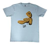 Korn Unisex T-Shirt Issues Doll Light Blue (S)