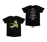 Rock Off officially licensed products Korn Issues Tracklist T Shirt M Black