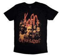 Rock Off officially licensed products Korn Untouchable Band Logo T Shirt M Black