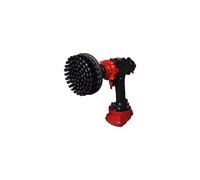 Kornely Premium Drill Brush Ultra Stiff Black 13cm Professional Power Scrubber Doesn't Scratch Surfaces Suitable for Cleaning Grill Stone Brick