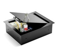 KornerBatl Floor Safe, 0.405 cu.ft Hidden Security Floor Safe For Home With Key Lock