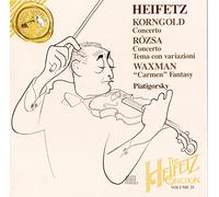 Korngold & Rosza: Concertos / Waxman : 'Carmen'' Fantasy (Heifetz Collection, Vol.21)