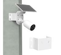 Koroao Corner Mount Bracket Compatible with TP-Link Tapo C660 C615F C645D C402 C403 C460 C425 C630 C411 C610 TC82 TC90 TC85 KIT Solar Cameras and C545d,Tapo A201 Solar Panel Camera (White)