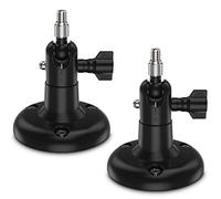 Koroao Enhanced Edition Indoor/Outdoor Security Wall Mount for Arlo Pro, Arlo Pro 2, Arlo Ultra - More Stable and Flexible (2Pack, Black)