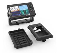 Koroao Fish Finder Silicone Skin Protective Case and Sun Cover for Lowrance Eagle 7’’- Full-Coverage, Anti-Scratch, Non-Slip Case(Black)