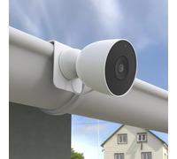 Koroao Gutter Mount Bracket Compatible with Google Nest Cam Outdoor Wired 2nd Gen Security Camera (White)