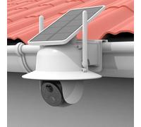 Koroao Gutter Mount Compatible with ANSQUE Security Cameras Wireless Outdoor (GU01/SA01) and AOSU SolarCam D1 Classic/Kit (White)