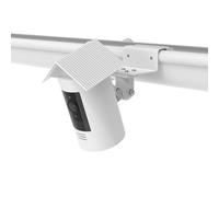 Koroao Gutter Mount with Silicone Skin Protective Cover Compatible with R-ing Stick Up Cam Plug-in/R-ing Outdoor Cam (Stick Up Cam),Weatherproof Housing Outdoor Security Camera Bracket (White)