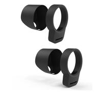 Koroao Silicone Protective Case Cover for SimpliSafe Outdoor Camera Series 2, Waterproof Housing Premium Security Camera Accessories (2 Pack,Black)