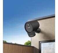 Koroao Silicone Protective Case Cover for SimpliSafe Outdoor Camera Series 2, Waterproof Housing with Precise Mounting Holes, Premium Security Camera Accessory (1Pack,Black)
