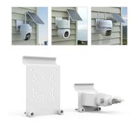Koroao Vinyl Siding Mount for eufy Solocam S340/E30,Reolink Argus PT 3MP/4MP/5MP/2K/4K/8MP,AOSU SolarCam D1 SE/Lite/Max,ANSQUE Security Cameras (GU01/SA01), Cinnado B6 Security Camera Kit (White)