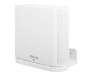 Koroao Wall Mount Holder for ASUS ZenWiFi AX Whole-Home Tri-Band Mesh WiFi 6 System (XT8)(CT8)(XT9) AC300, Wall Bracket Hanger Stand with Holder Compatible with ASUS ZenWiFi AX WiFi 6 (1-Pack, White)
