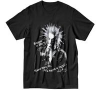 Korol I Shut Tshirt for Men Short Sleeved Print T Shirt Russian Punk Band The King and Jester T-Shirt Pure Cotton Tee Black S