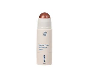 KORRES AEGEAN BRONZE Illuminating Multistick with Care, Vegan, 4.5 g | With peony extract and shea butter, practical and for on the go, natural glow for cheeks and lips, nourishing