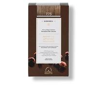 KORRES Argan Oil Colorant - Amonia-Free Hair Colour Golden Moca 7.73-100% Grey Hair Coverage & Vegan for a Long-Lasting Colour Result