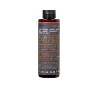 KORRES ATHENIAN GROOMING 2-in-1 Shampoo and Shower Gel for Men, Moisturising and Detangling, with Invigorating Notes of Fresh Bergamot and Leather, Silicone and Paraben Free, 250 ml