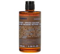 KORRES ATHENIAN GROOMING Eau de Cologne with Vetiver & Spicy Notes, Warm & Woody Fragrance for Men, Silicone & Paraben-Free, Vegan, 100 ml
