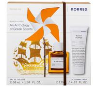 Korres Gift Set Black Pepper EDT 50ml & Aftershave 125ml