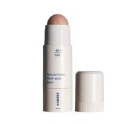 KORRES Natural Color Multistick Balm Glass Peach 02 Lip and Ch alm Stick, Luminous Peach and Natural Hydration, Silicone/Paraben Free, 0.2 oz