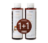 Korres Sunflower & Mountain Tea Shampoo Double Pack In Brown Brown One Size