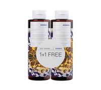 KORRES Thyme Honey Shower Gel Duo, Body Cleanser Value Set 1+ 1, 250ml x2