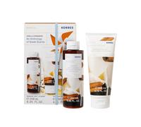 KORRES Vanilla Cinnamon Body Care Gift Set, Value Set for Men and Women, Fragrance of Creamy Vanilla and Warm, Spicy Cinnamon, Shower Gel 250 ml and Body Milk 200 ml, Vegan