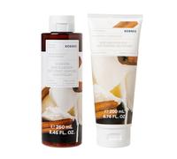 KORRES Vanilla Cinnamon Shower Gel & Body Milk Set, Value set, 450ml | Value Set for Men and Women, Shower Gel 250 ml and Body Milk 200 ml, Vegan
